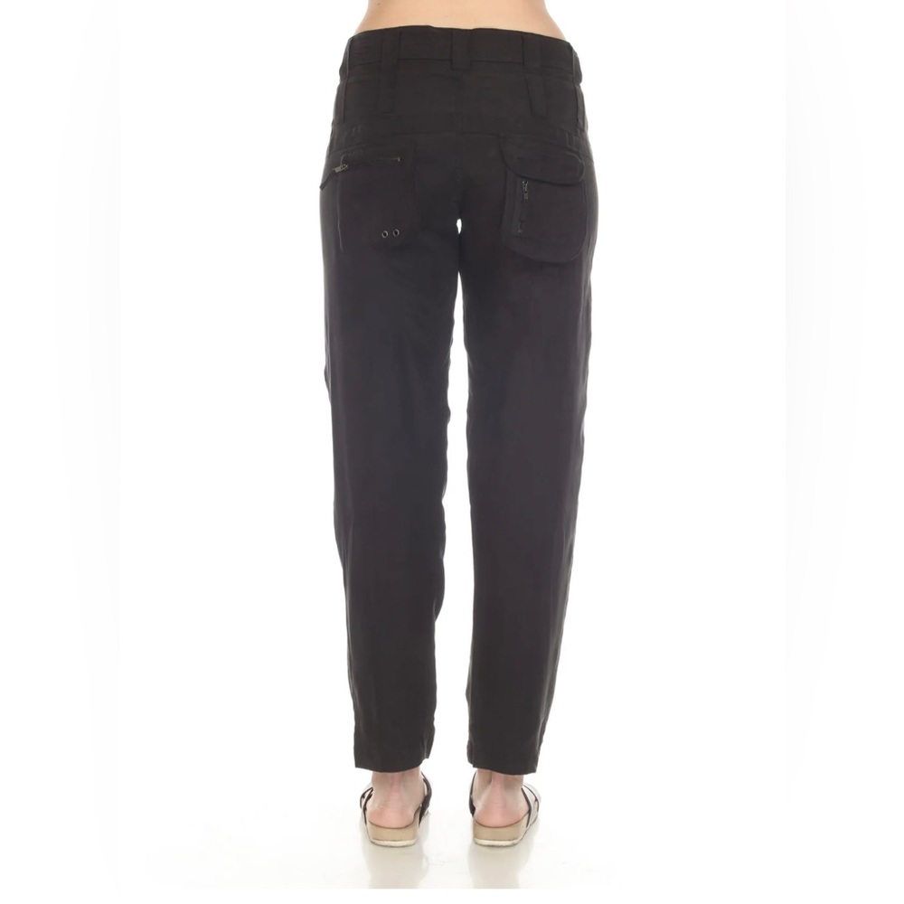 JOHNNY WAS Pete & Greta Womens Blk Cargo Pant - Picture 5 of 5